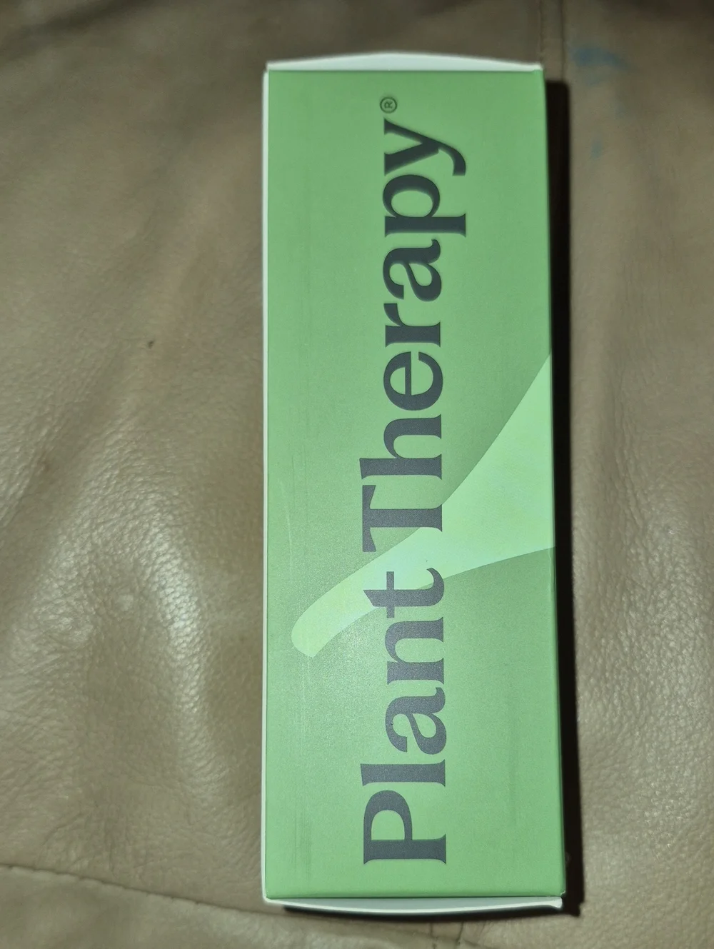 therapy Green Skincare Box with Light and Dark Green Accents
